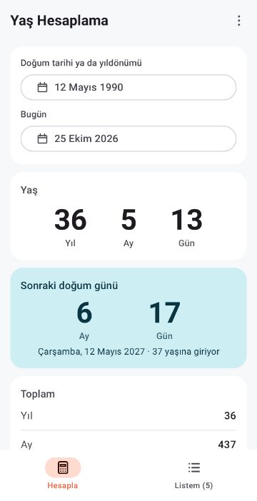 Age Calculator 1